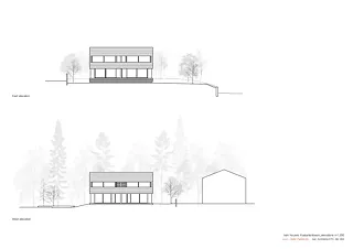 Ost- und Westfassade 1:200
