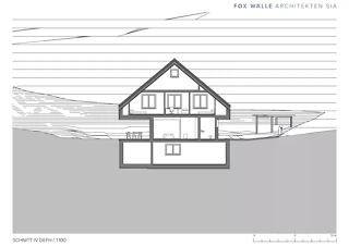 Coupe d'une maison jumelée