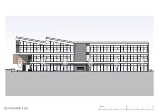 Façade est 1:200