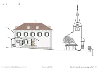 Façade nord