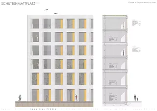Coupe et façade constructives
