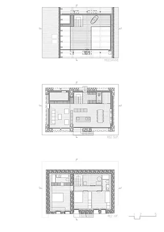 Grundrisse UG, EG und Mezzanin
