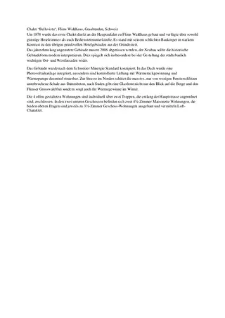 Projektbeschreibung