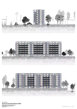 Jura Circulaire, Façades