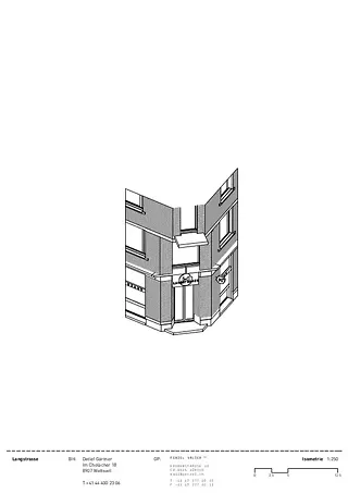 Isometrie Fassade