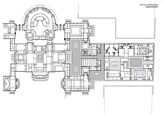 EG Gesamtgrundriss (Kulturpalast und zusammenhängender Block)
