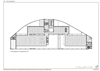 Rez-de-chaussée 2e plan de mezzanine 1:300