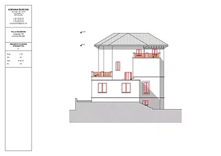 Nordfassade projektiert