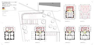 plans du projet: démolition et construction