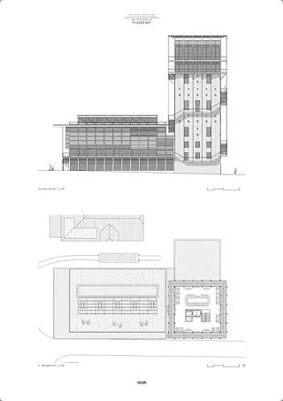 9e étage et façade sud-est