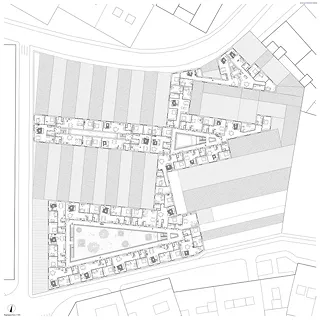 Plan de sol – étage standard