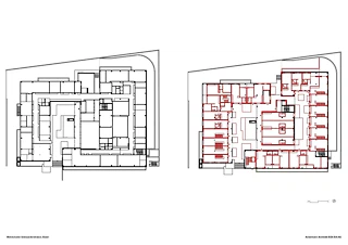 Erdgeschoss Bestand und Neubau