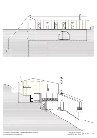 Nordostfassade und Nordwestfassade
