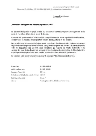 Neuenburgstrasse 140 a (F)
