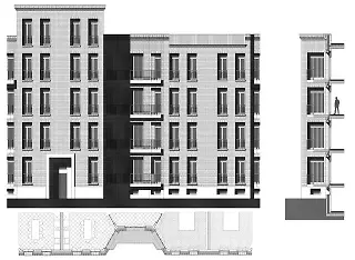 Detailpläne Fassade,Schnitt,Grundriss 1:33