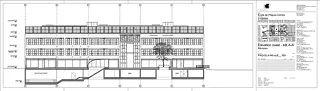 Elévation ouest bâtiment A et A'