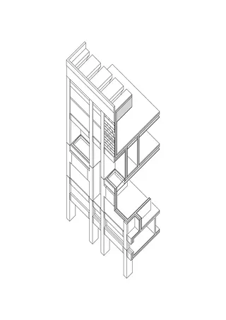 Details, Isometrie Fassade