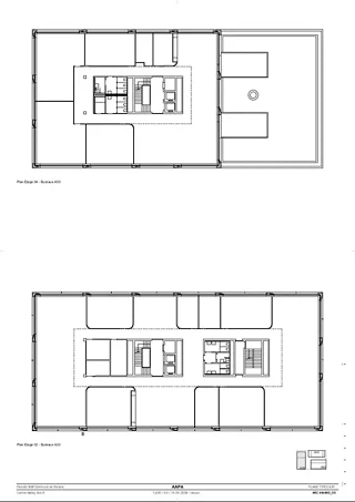 2. Obergeschoss und 4. Obergeschos