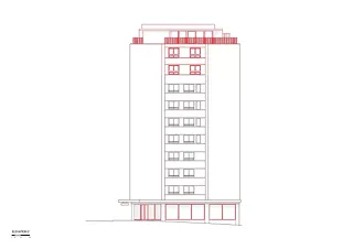 Fassade an der Rue du Môle