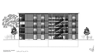 Façade nord