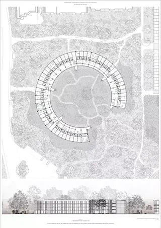 2. Obergeschoss und Fassade