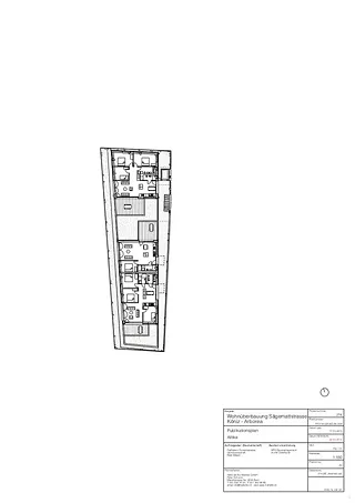 Plan appartement en attique