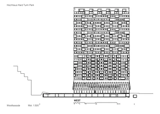 Ouest façade / Gmür & Geschwentner Architekten