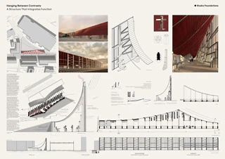 Markthalle mit Jugendherberge, Schlussabgabe Frühlingssemester, Atelier Knöpfel, Idil Özcan