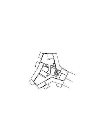 Plan étage mansardé