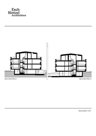 Coupe transversale M 1:250
