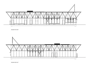 Südwest- und Nordostfassade