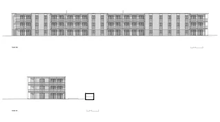 Façade ouest et sud