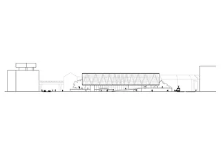 Ansicht Ost 1:200 © Oliver Vogler, 2012