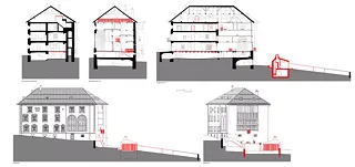 Coupes, façades