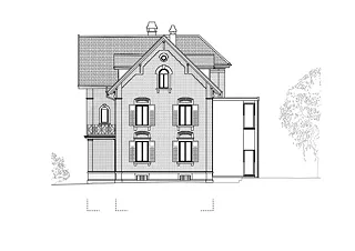 Façade sud-est
