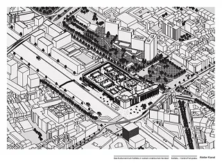 Axonometrie contexte urbaine