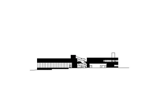 Façade est 1:500