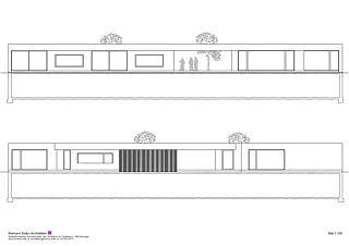 Façades sud et nord