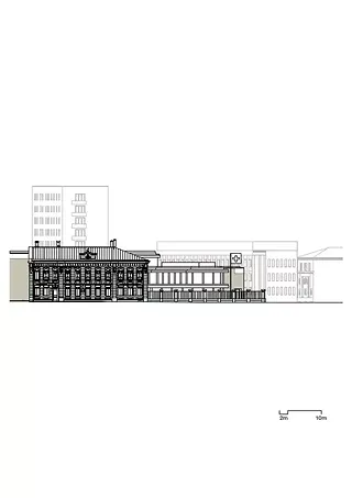 BWA, Ambassade de Moscou, Fassade Strasse Ogorodna