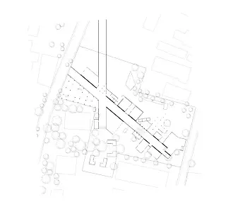 Gebäude mit Eingänge im Erdgeschoss