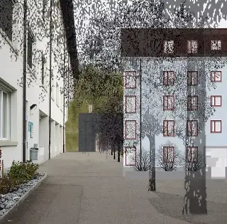 Collage du matériau