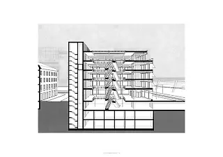 Warenhaus_Schnitt_Schützengasse-Bahnhofplatz