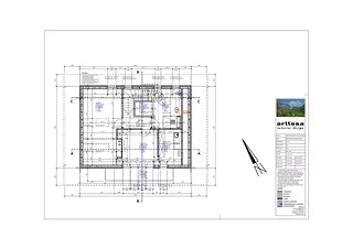 plan étage mansardé