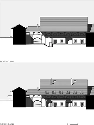 Nordwest-Fassade