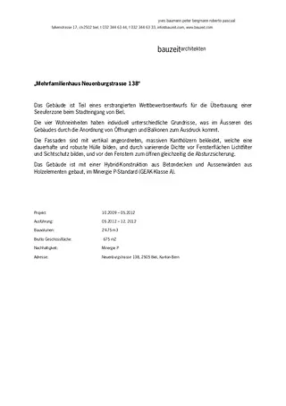 Neuenburgstrasse 138 (D)
