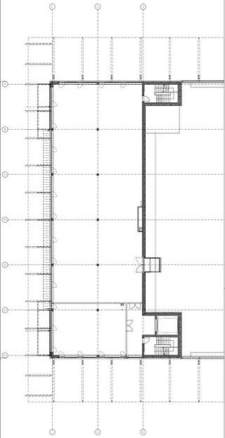 2. Obergeschoss Kopfbau. Werkstatt und Zwischenlager