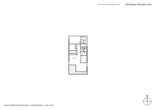 Plan étage maisonette Felsberg