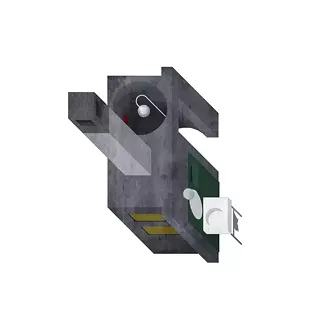 Isometrie Kamin