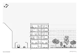 Haus zur Linde - Coupe transversale