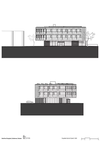 Façades sud et ouest 1:200